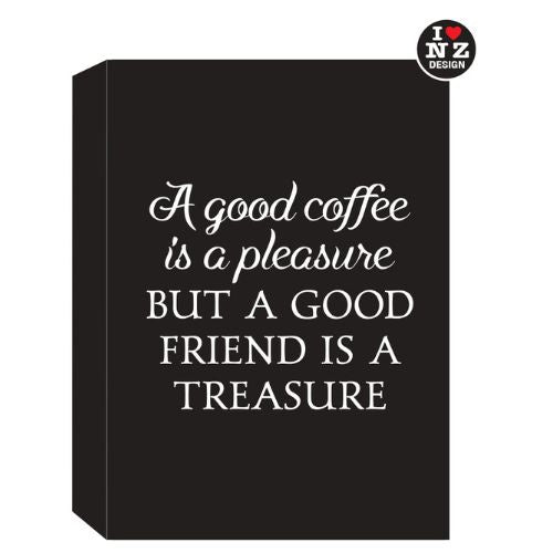 Black Word Block - Good Friend