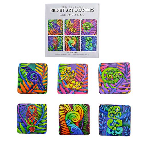 Sophie Blokker Coasters - Bright