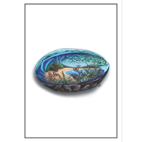 Sophie Blokker Greeting Card - New Zealand Paua
