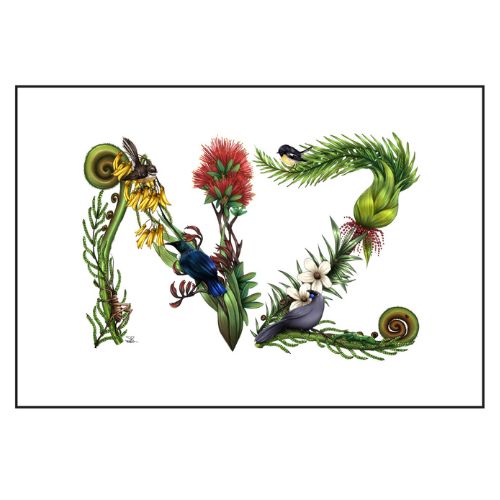 Sophie Blokker Greeting Card - New Zealand Natives