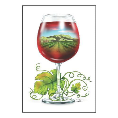 Sophie Blokker Greeting Card - New Zealand Red Wine