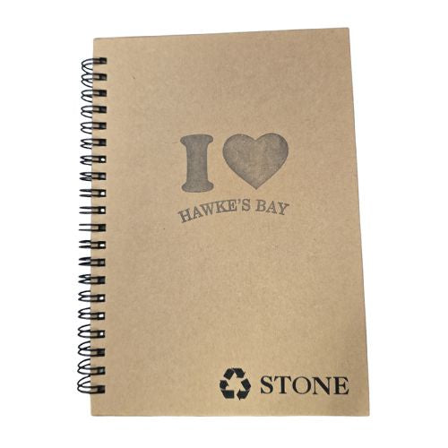Recycled Notepad I LOVE HAWKES BAY