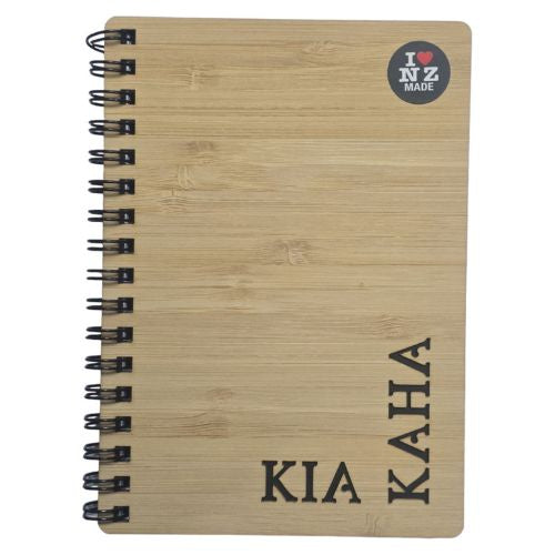 Kia Kaha Bamboo Notebook