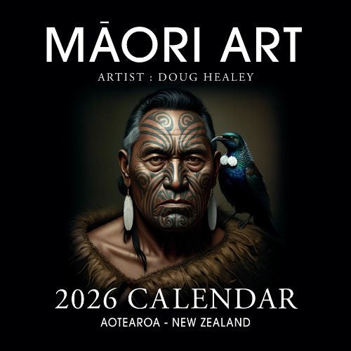 Doug Healey Maori Art Wall Calendar - 2026