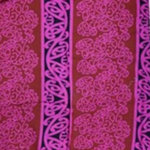 Sarong Kowhaiwhai - Brown & Pink
