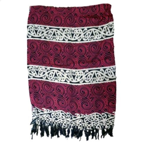Sarong Spiral/Koru - Red