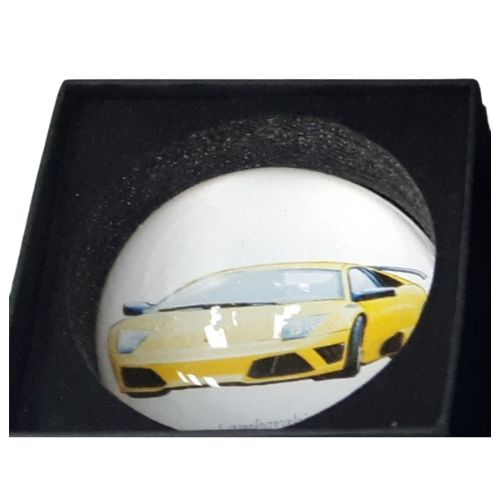 Glass Paperweight - Lamborghini