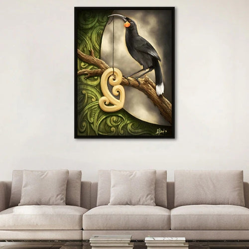 Framed Art Print Te Huia