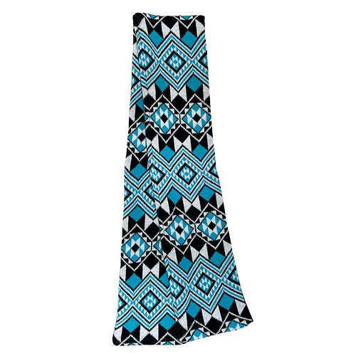 Maori Scarf - Royal Aqua