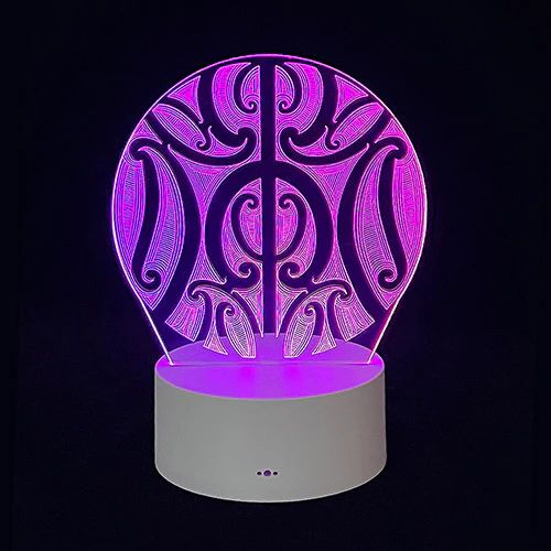 LED Night Light - Māori Pattern