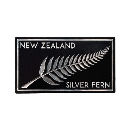 New Zealand Silver Fern Double Sided Magnet