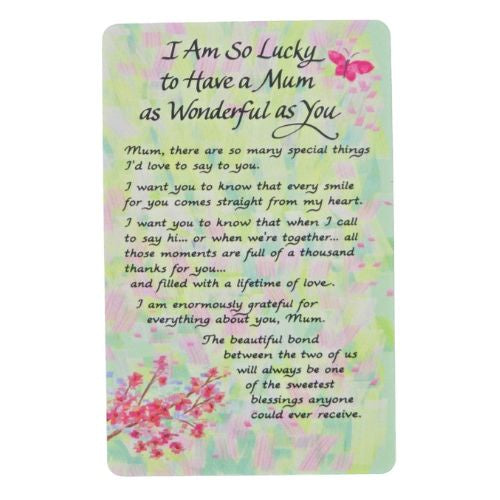 Lucky To Have Wallet Card