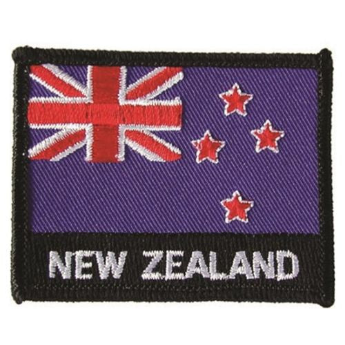 NZ Flag Iron On Patch Small