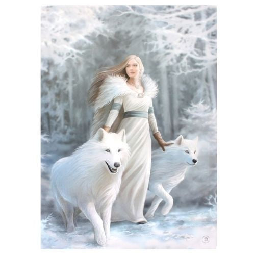 Small Winter Guardian Canvas