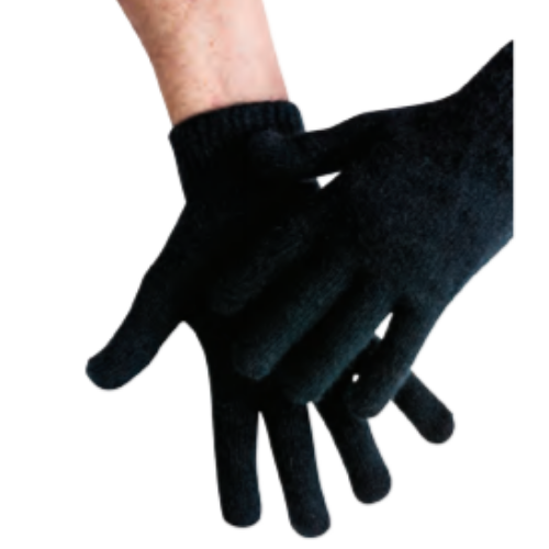 Possum & Merino Gloves - Black