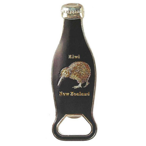 Bottle Opener Bottle Shaped NZ Kiwi Magnet