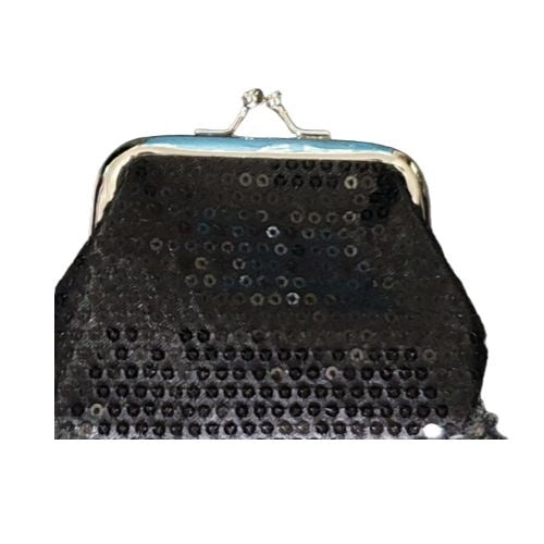 Shimmer Coin Purse - Black