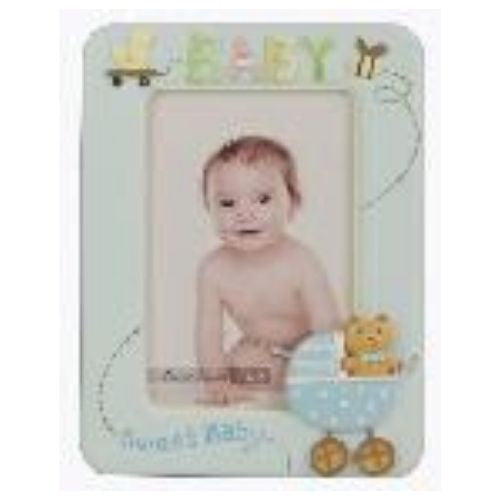 Photo Frame - Bear - 4x6 - Blue