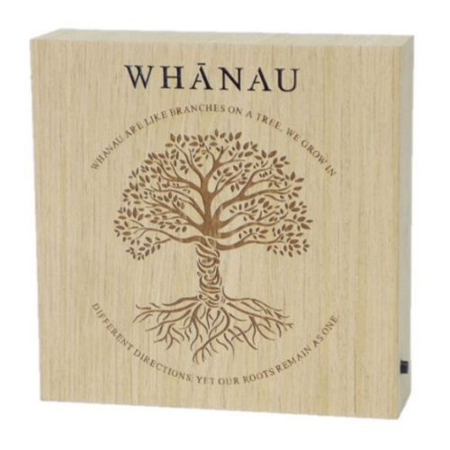 Whanau Wooden LED Block