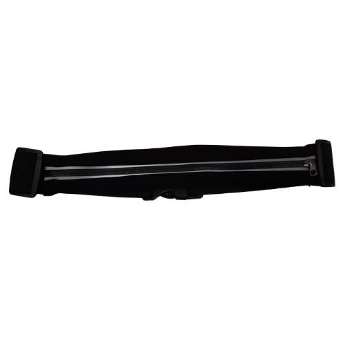 Black Expandable Sport Belt Bag