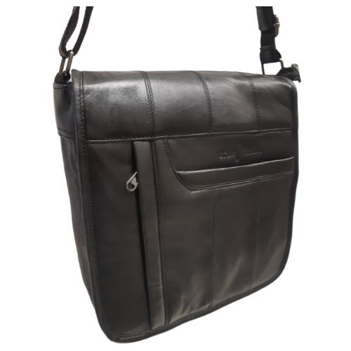 Black Leather Satchel