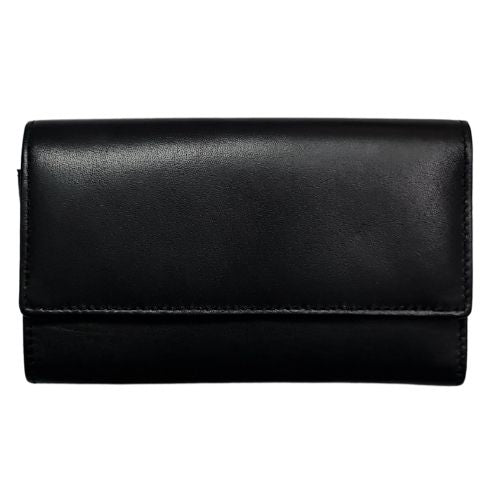 Ladies Leather Wallet Plain 2 Fold