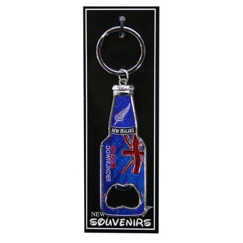Keyring Bottle Opener New Zealand Flag