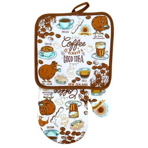 Coffee Kiwis Kitchen Set 2pk