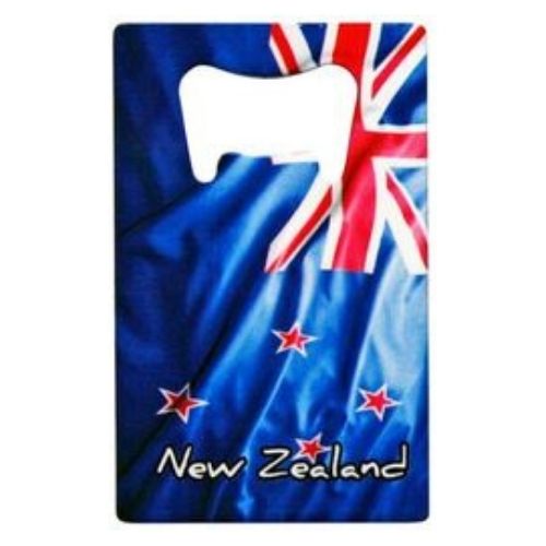New Zealand Flag Bottle Opener Magnet