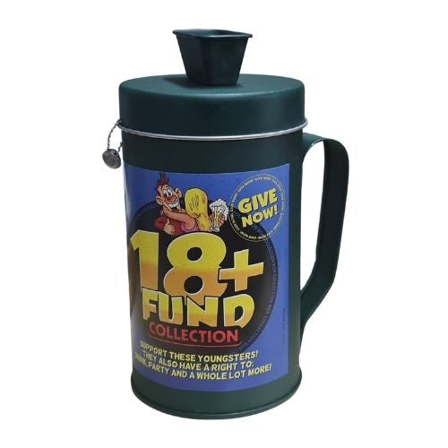 18+ Fund Collection Money Tin