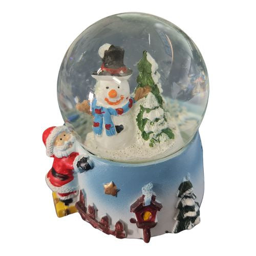 Waterball with Snowman Base polyresin with 65ml Ball