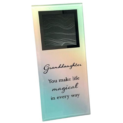 Granddaughter Glass Plaque
