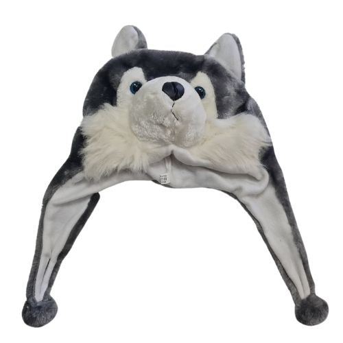 Unisex Husky Animal Warm Hat/Cap Beanie