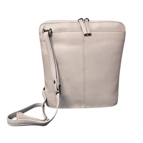 Ladies Leather Paris Petite Small Handbag - Porcelin