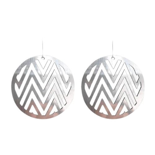 Mana Silver Earrings - Large