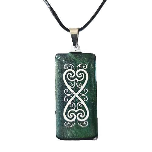 Kowhaiwhai Pendant - Green