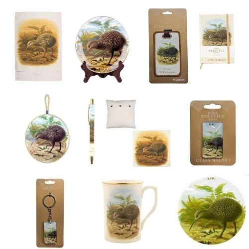 Prestige Kiwi Embroidered Luggage Tag