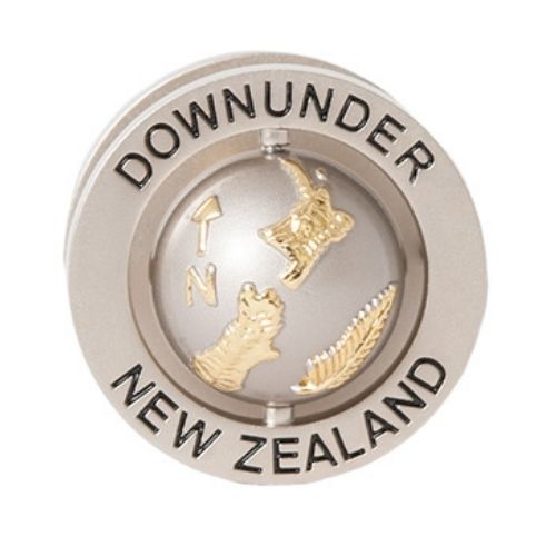 Spinning Globe Metal Magnet