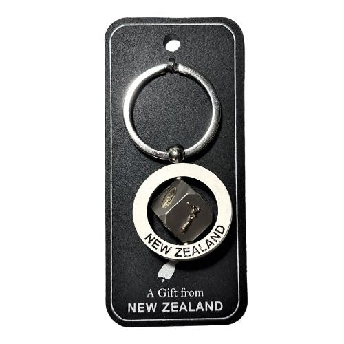 Spinning Dice Keyring