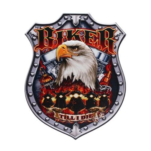 Biker Tin Sign