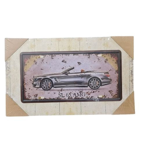 Licence Plate Plaque - Mercedes SL63 AMG