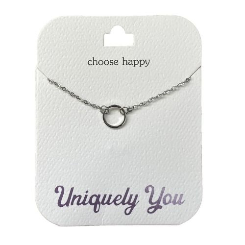 uniquely you pendant brave happy