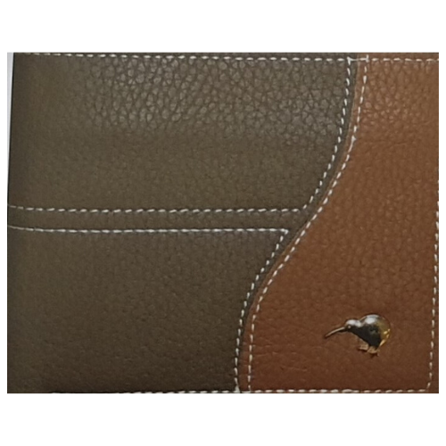 Mens Wallet - Brown/Tan - Kiwi