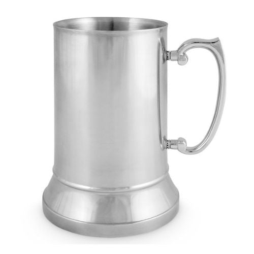 Stainless Steel Beer Tankard - Plain
