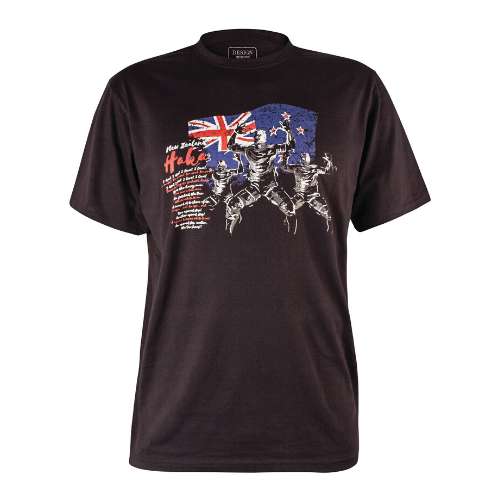 Adults Rugby Haka Tee - Black