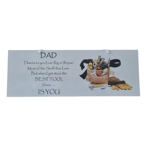 Best Tool Rectangle Plaque