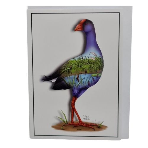 Sophie Blokker Greeting Card - New Zealand Pukeko