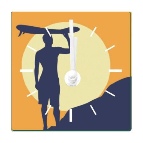 Surfer Magnetic Clock