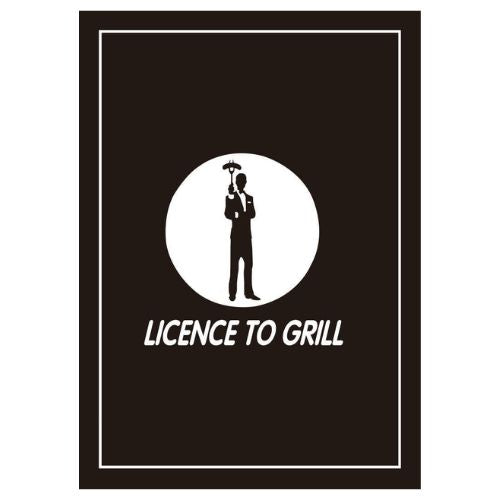 BBQ Rules/Licence To Grill Tea Towel Twin Pack