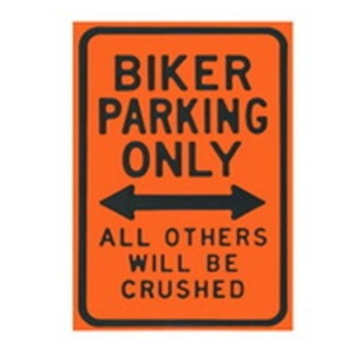 Biker Parking Sign